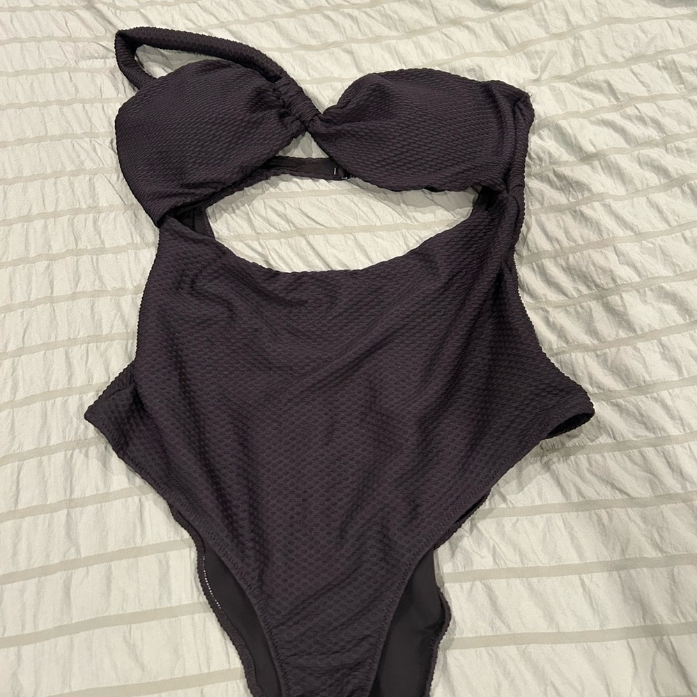 Black One-Piece Swimsuit